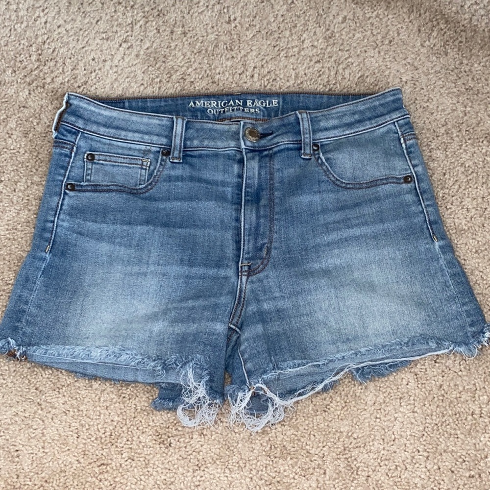 american eagle hi-rise shortie
